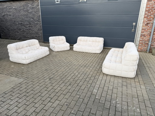 Ligne Roset Kashima 3z, 2x2z, 1z in Beige Corduroy 10/10