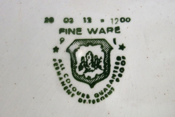 Image 1 of 7 platos hondos de loza Fine Ware