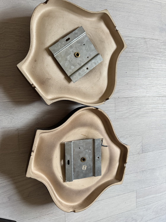 Due applique vintage in ceramica Hustadt Fat Lava – Hustadt Leuchten (photo 5 of 5)