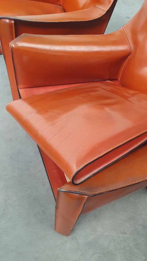 Mario Bellini Cassina CAB Lounge Chaises Design Vintage – Fauteuils, Leather (photo 21 of 21)