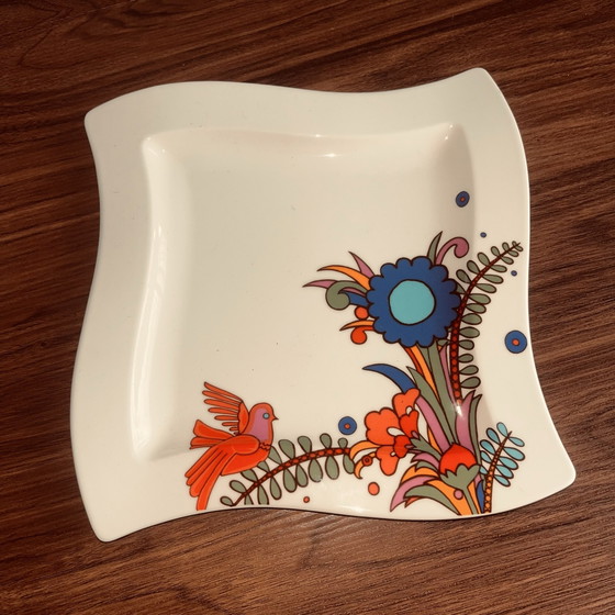 Villeroy & Boch New Wave Acapulco bowl and plate duo, Porcelain, Multi Color (photo 4 of 6)