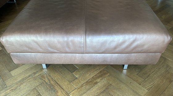 Montis Axel Hocker 95x95x40cm Rancho Siena Cuero – Bancos, Leather (photo 5 of 11)
