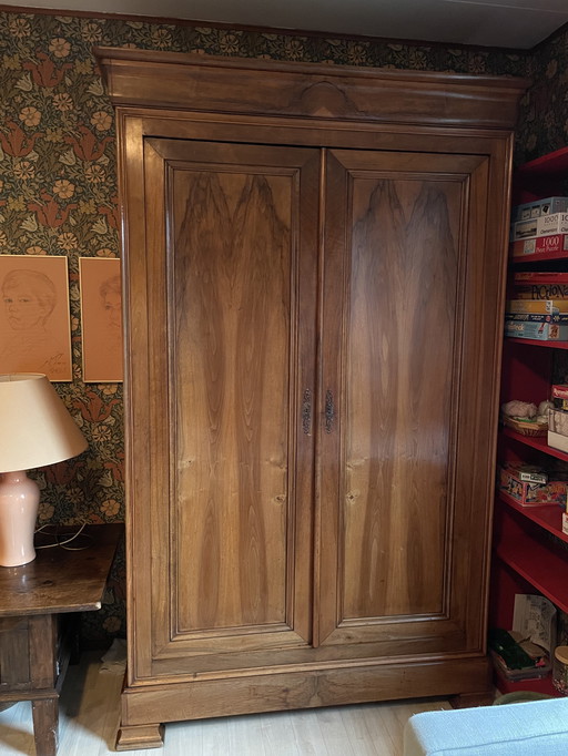 Wunderschöner Louis-Philippe-Schrank - um 1850