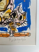 Kees Salentijn Zeefdruk, gesigneerd, beperkte oplage