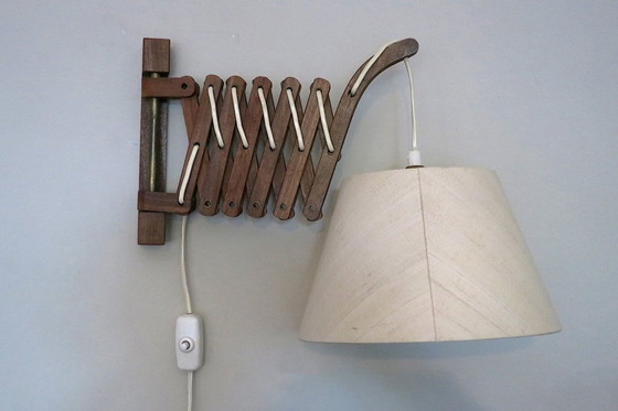 Image 1 of Eric Hansen for Le Klint Scissor Articulated Wall Light, Denmark 1960s
