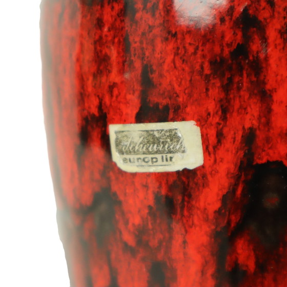 Image 1 of Vaso Scheurich rosso vintage