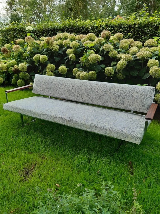 Image 1 of Canapé (couchage) récemment retapissé par Rob Parry pour Gelderland, années 1960.