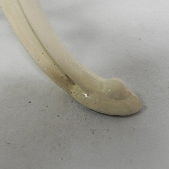 Image 1 of Mesa de jardín, mesa bistro con tapa de mármol, años 50