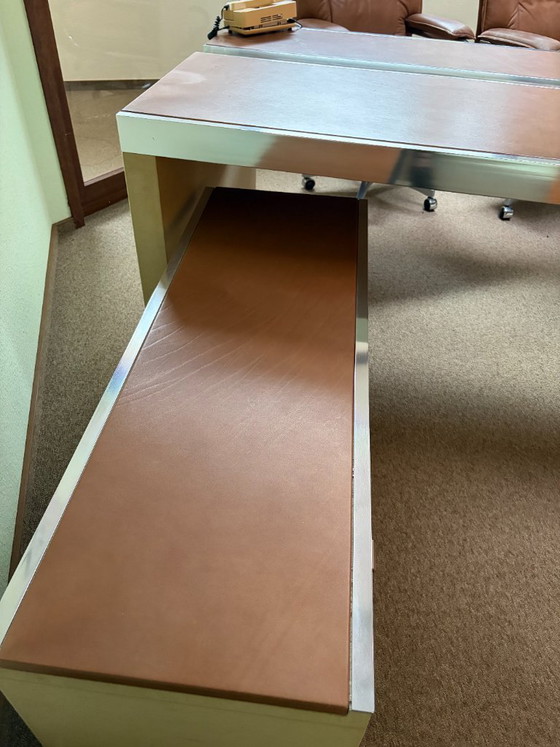 Italiaans vintage directiebureau in mid-century modern stijl, gemaakt door Guido Faleschini en vervaardigd (photo 13 of 23)