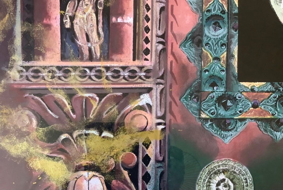 Image 1 of Gerti Bierenbroodspot Sérigraphie « Gandhara » (XXL)