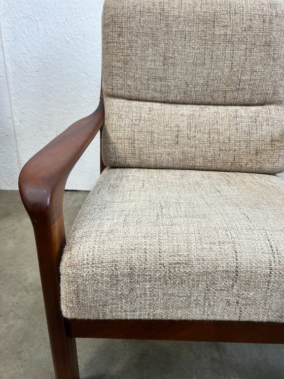 Image 1 of Vintage Teakhouten Scandinavische Fauteuil, 1960's