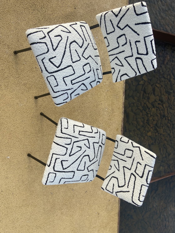 Image 1 of Paar gerestaureerde stoelen uit de jaren 50
