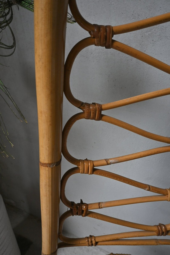 Image 1 of Rattan chair with high back, Rohé Noordwolde, 1960s