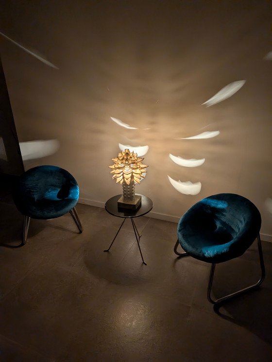 Image 1 of Lichtsculptuur van geglazuurd keramiek door Birthe Aksby, Denemarken, jaren 1970