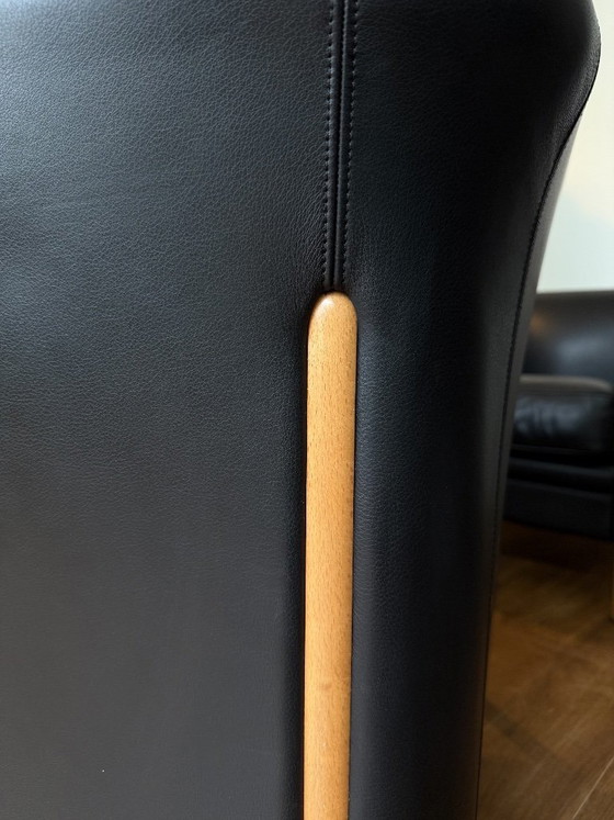 Image 1 of Leather club set by Antonio Citterio for Moroso, 1980s
