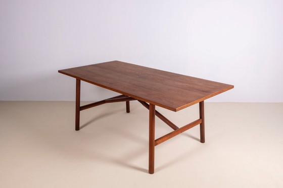 Image 1 of Dining Table in Oak by Danish Cabinetmaker, 1960s Denmark