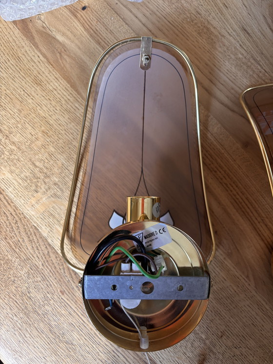 Image 1 of 3 Hollywood Regency Wandlampen