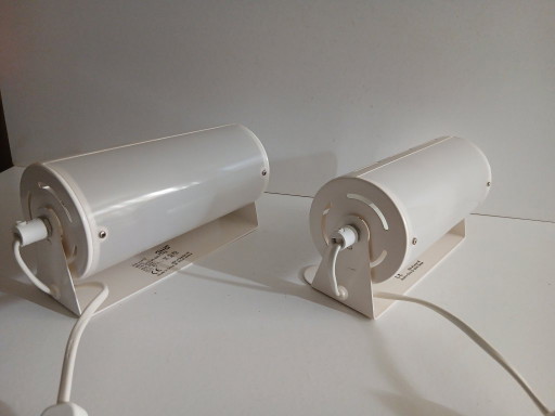 Ikea Smyg V1013 Set Vintage Wandlampen / Bedlampen – Plastic, Metal