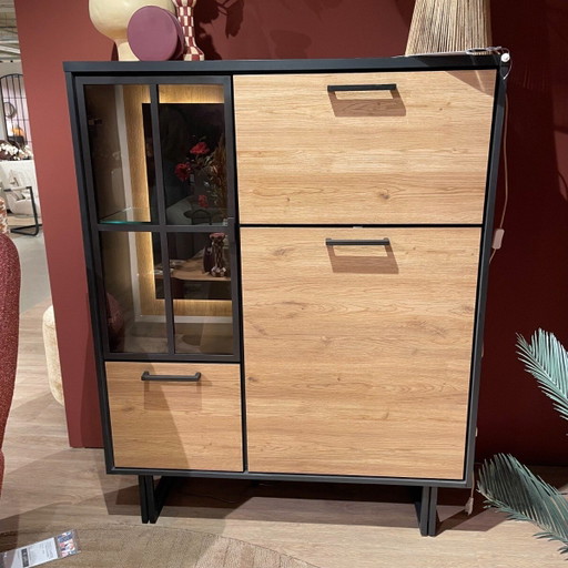 Avalon Highboard With LED Lighting 120x150 – Henders &Amp; Hazel, high boards
