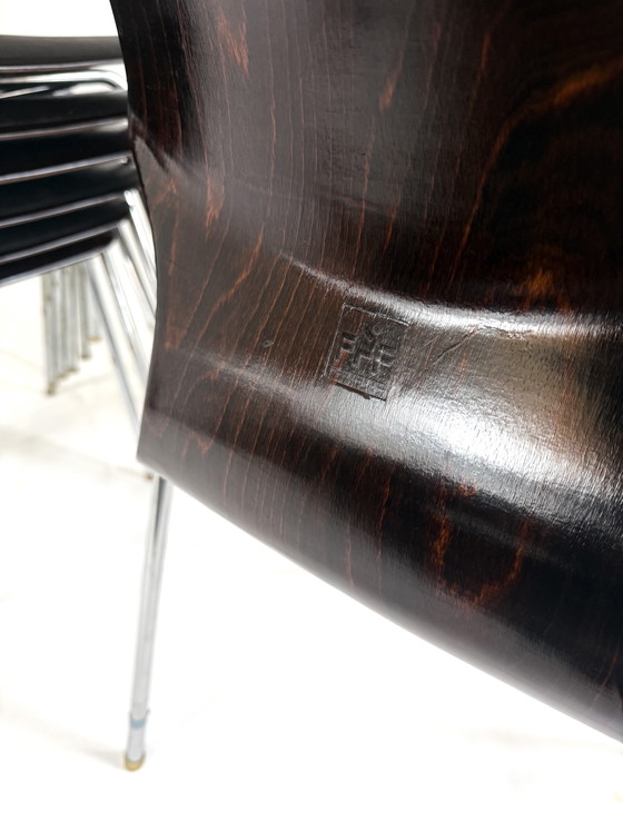 Image 1 of Set di 13 sedie impilabili Pagwood, modello Flötotto ‘70