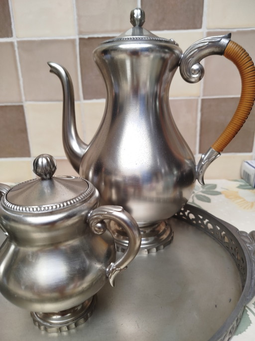 Royal Holland Pewter Onion Dinnerware – servies, Silver (photo 2 of 11)