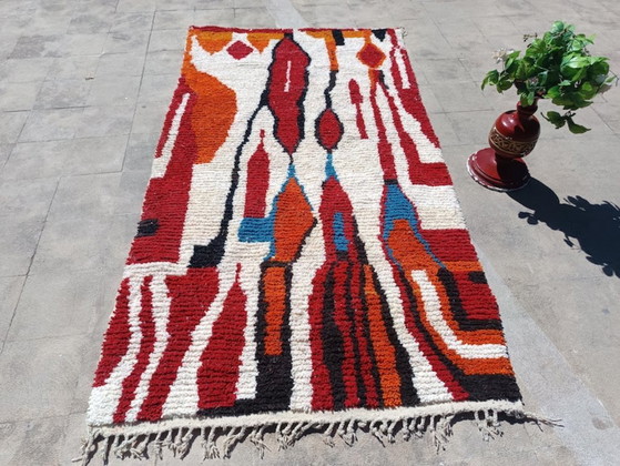 Tapis berbère marocain fait main 250 cm x 150 cm – Cotton (photo 5 of 6)