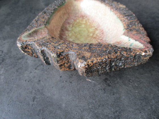 Image 1 of Pieter Groeneveld, posacenere, smaltato, con interno screpolato, marchiato.