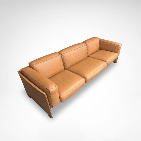 Duc Camel Leather 3-Seater Sofa by Mario Bellini for Cassina 1990s – 3-5 seaters (photo 4 of 10)