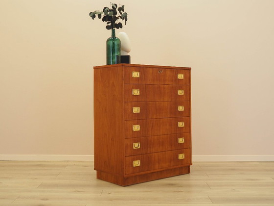 Image 1 of Teakhouten ladekast, Deens design, jaren 60, gemaakt in Denemarken.