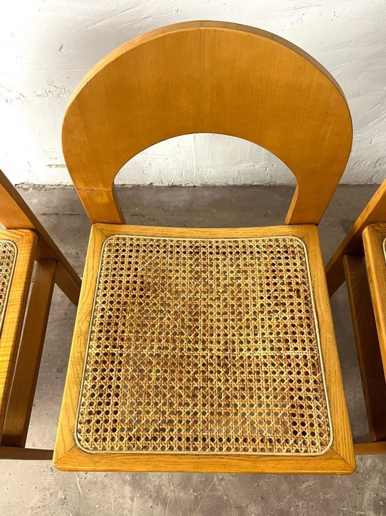 Image 1 of Set of four Arcadia cane chairs by Tagliabue di Cascina Armata, 1970-80