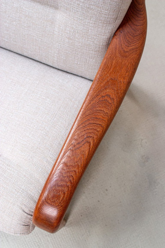 2 poltrone vintage in teak, stile danese anni '60. – Komfort, Textile (photo 8 of 18)