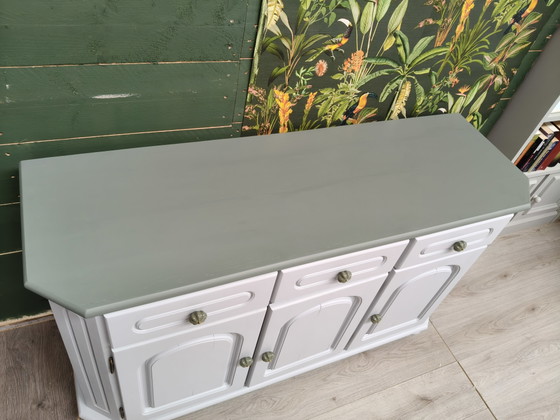 Grey/Green Sideboard – Wood (photo 8 of 8)
