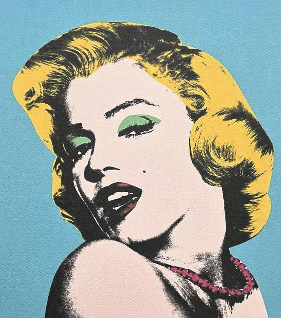 Naar Andy Warhol, Marilyn Monroe, jaren 80, lithografie – Litho's & Zeefdrukken, Paper (photo 2 of 7)