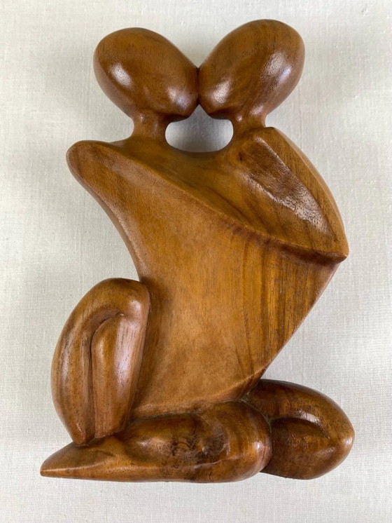 Coppia di sculture abbracciate – Wood, Abstract (photo 5 of 9)