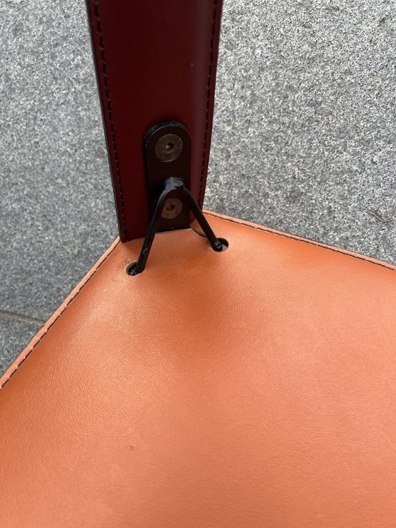 6x Esszimmerstuhl Fasem S92 Bordeaux – Esszimmerstühle, Leather, Metal (photo 2 of 6)