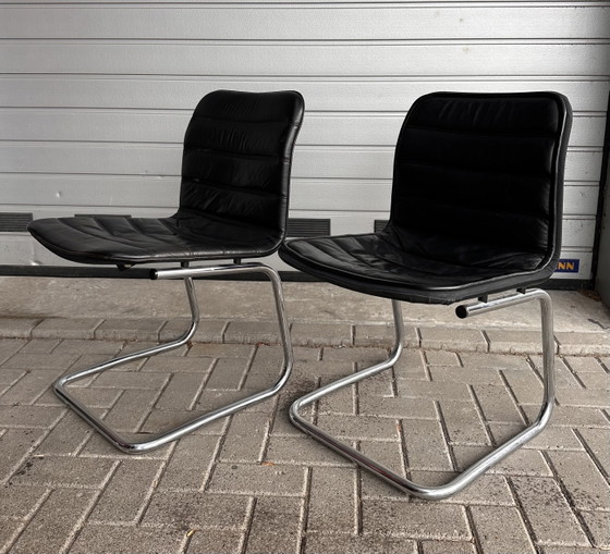 Image 1 of 4x Dux Poll International design stoelen