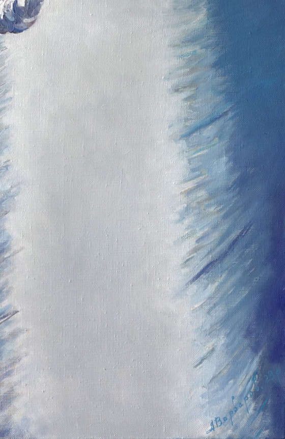 Original Oil Painting Contemporary Art Symbolism Air Force – Paintings & Drawings, Canvas (photo 7 of 7)