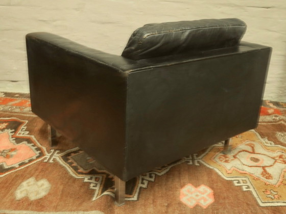 Image 1 of Fauteuil lounge en cuir COR des débuts, années 1950