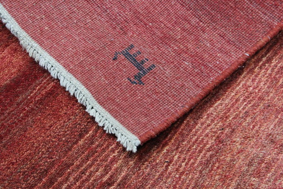 Image 1 of Original Persian carpet Gabbeh Ghashghai oriental carpet 107 cm x 100 cm old natural