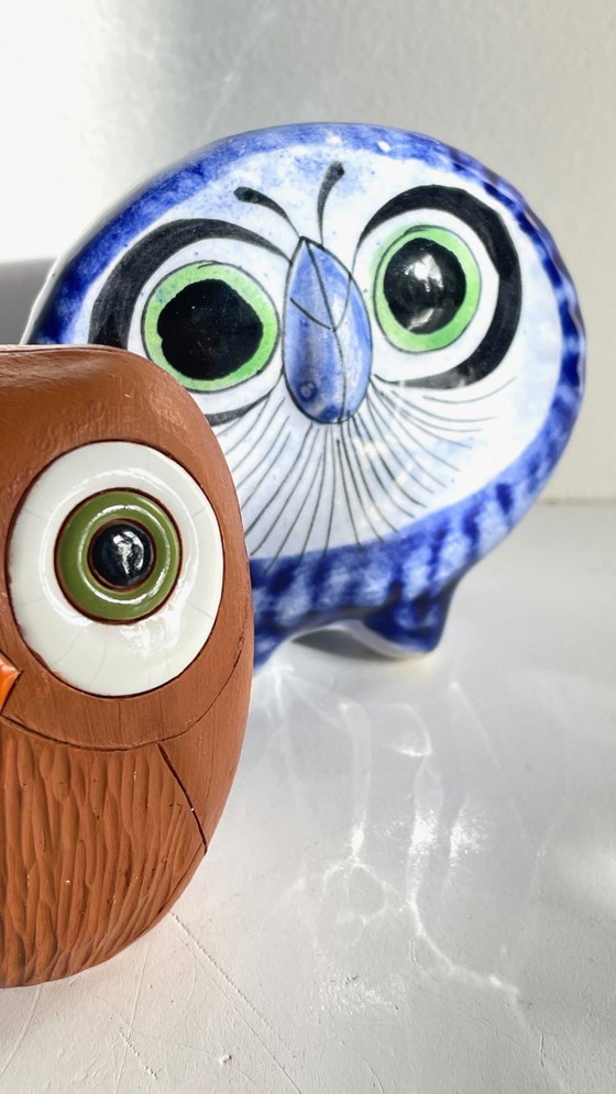 Image 1 of Gufi in ceramica vintage fatti a mano