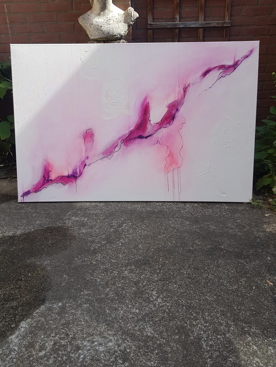 Image 1 of Acrylic painting, My house is caring me