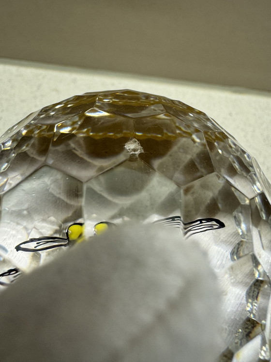 Image 1 of Saint-Louis - Exclusive Crystal Paperweight "Nid d'Abeilles" - Limited Edition (28/150) - 1996