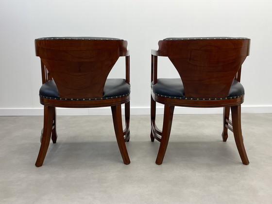 Image 1 of Set van 2 Luxe Art Nouveau Fauteuils / Stoelen