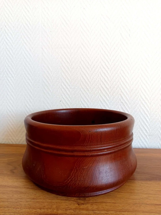 Skandinavische Obstschale aus Teakholz, 1960 – Tischdekoration, Wood (photo 4 of 6)
