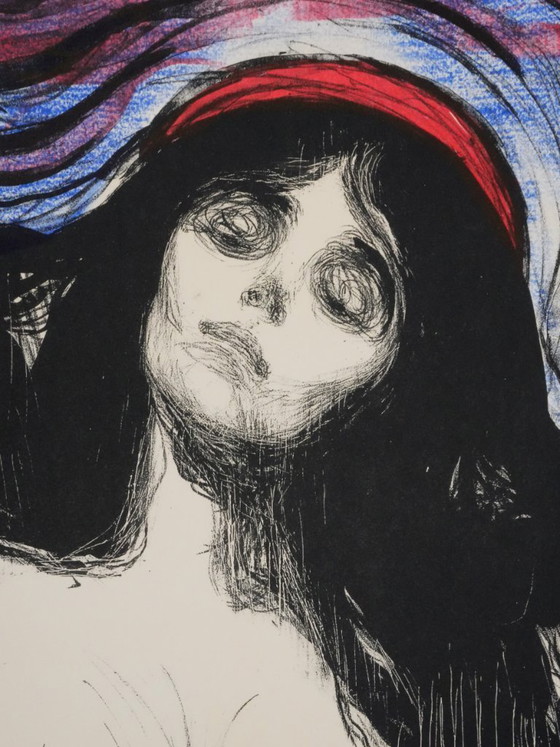 Edvard Munch : La Madone, Lithographie Signée – Lithographies et sérigraphies, Paper (photo 6 of 10)