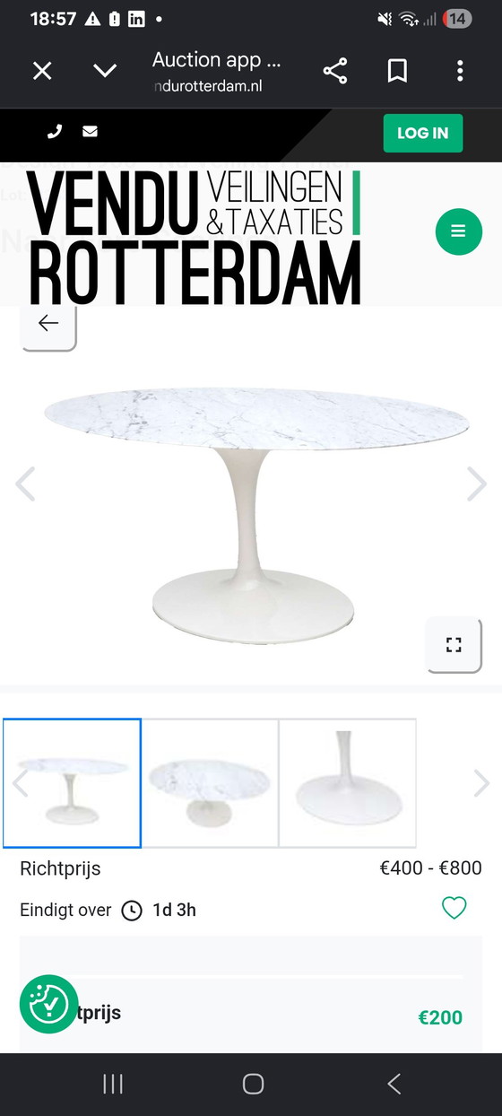 Image 1 of Tulip dining table after Earo Saarinen