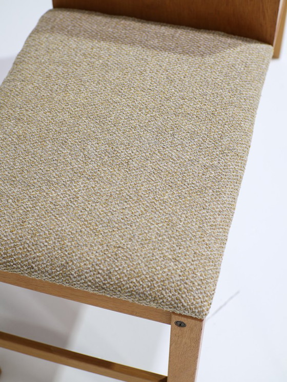 Image 1 of Hallway bench chest of drawers Swedish vintage oak