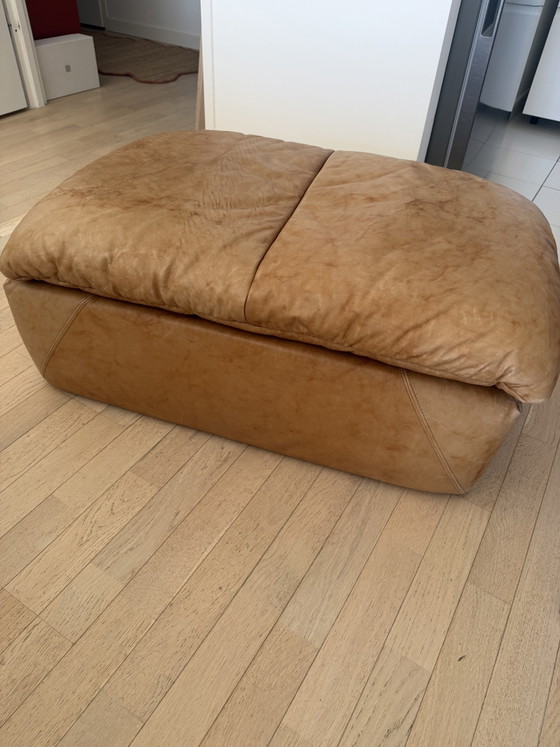 Pouf in pelle Cinna Gao – Leather (photo 5 of 5)
