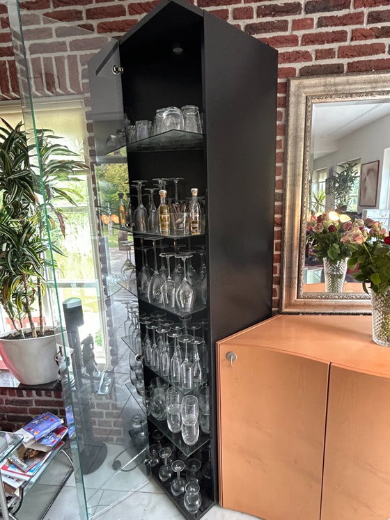 Modern Design Wandmeubel Uit 3 Delen – Wandkast, Glass, Wood (photo 13 of 20)