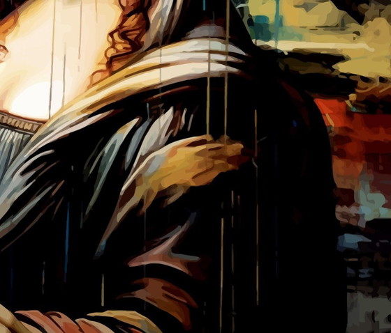 Image 1 of Alberto Ricardo - Original Mona Lisa - Artist's Canvas